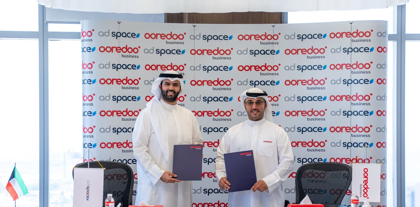 The Ooredoo and Ad Space signing